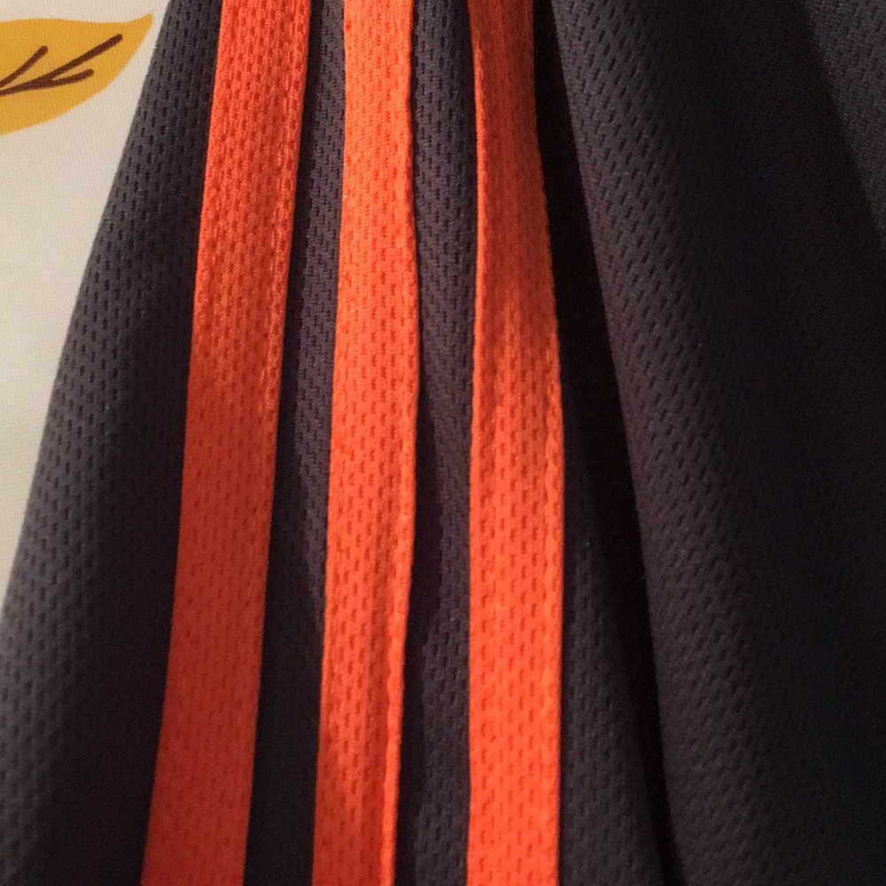 Adidas Shirt Orange And Gray Jersey Men - Picture 4 of 8